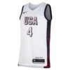 Stephen Curry USA Basketball Unisex 2024 Swingman Player Jersey White, Limited Replica Fan Edition