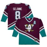 Teemu Selanne Anaheim Ducks 1996 Power Play Jersey - Purple, Limited Replica Fan Edition