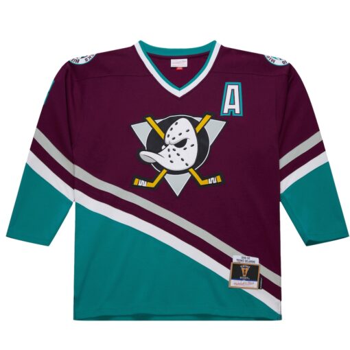 Teemu Selanne Anaheim Ducks 1996 Power Play Jersey – Purple, Limited Replica Fan Edition