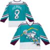 Teemu Selanne Anaheim Ducks Mitchell Ness 1995-96 Power Play Jersey - Teal, Limited Replica Fan Edition