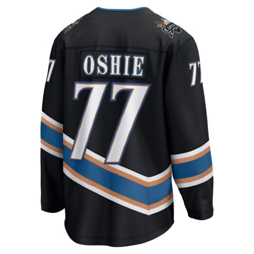 TJ Oshie Washington Capitals 50th Anniversary Breakaway Jersey – Black, Limited Replica Fan Edition