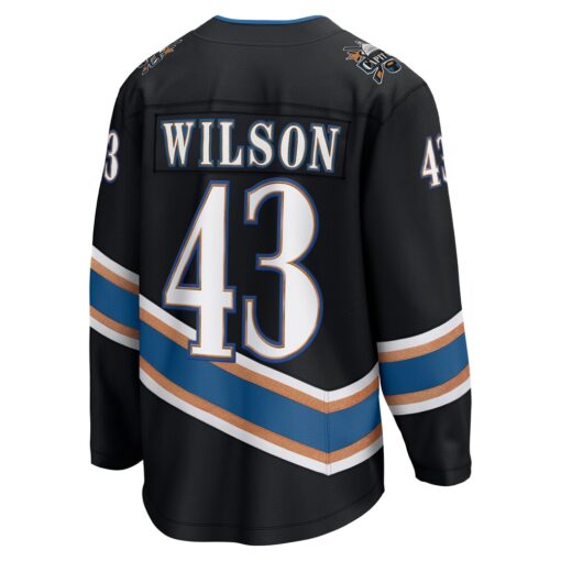 Tom Wilson Washington Capitals 50th Anniversary Breakaway Jersey – Black, Limited Replica Fan Edition