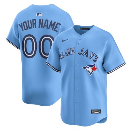 Toronto Blue Jays Alternate Limited Custom Jersey – Light Blue, Limited Replica Fan Edition