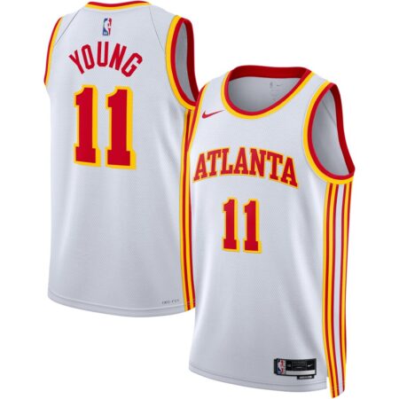 Trae Young Atlanta Hawks Unisex Swingman Jersey – Association Edition – White, Limited Replica Fan Edition