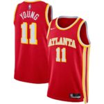Trae Young Atlanta Hawks Unisex Swingman Jersey Icon Edition Red, Limited Replica Fan Edition