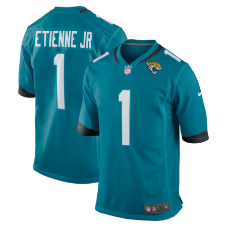 Travis Etienne Jacksonville Jaguars Jersey – Teal, Limited Replica Fan Edition