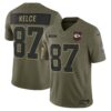 Travis Kelce Kansas City Chiefs Limited Jersey - Olive, Limited Replica Fan Edition