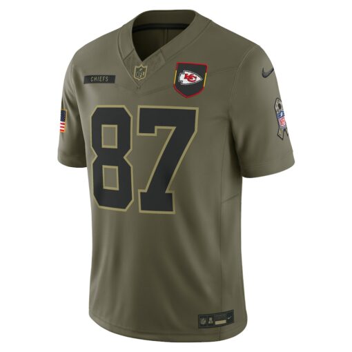 Travis Kelce Kansas City Chiefs Limited Jersey – Olive, Limited Replica Fan Edition