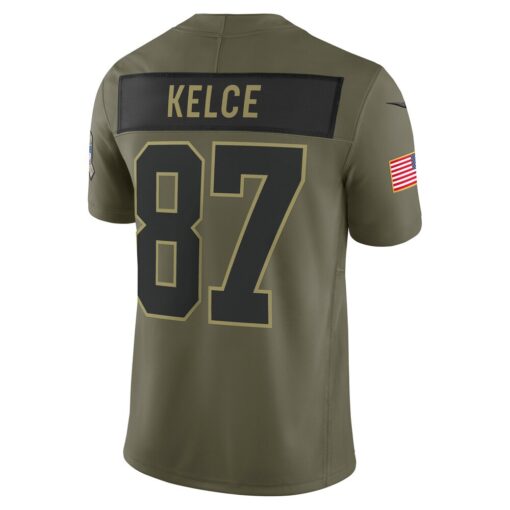 Travis Kelce Kansas City Chiefs Limited Jersey – Olive, Limited Replica Fan Edition