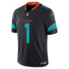 Tua Tagovailoa Miami Dolphins Jersey - Pitch Blue, Limited Replica Fan Edition