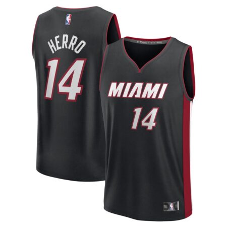 Tyler Herro Miami Heat Player Jersey – Black – Icon Edition, Limited Replica Fan Edition
