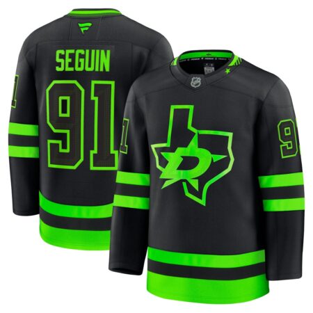 Tyler Seguin Dallas Stars Alternate Premium Jersey – Black, Limited Replica Fan Edition