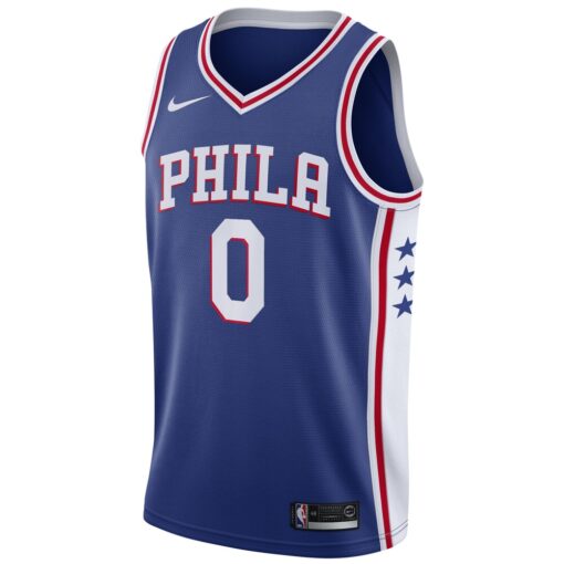 Tyrese Maxey Philadelphia 76ers Swingman Jersey Icon Edition – Royal, Limited Replica Fan Edition