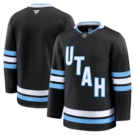 Utah Mammoth Home Premium Jersey – Black, Limited Replica Fan Edition