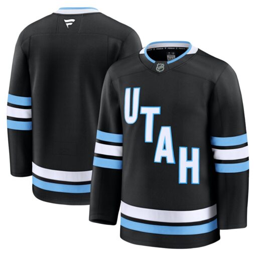 Utah Mammoth Home Premium Jersey – Black, Limited Replica Fan Edition