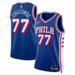 V. J. Edgecombe Philadelphia 76ers Unisex 2025 NBA Draft First Round Pick Swingman Jersey - Icon Edition - Royal, Limited Replica Fan Edition