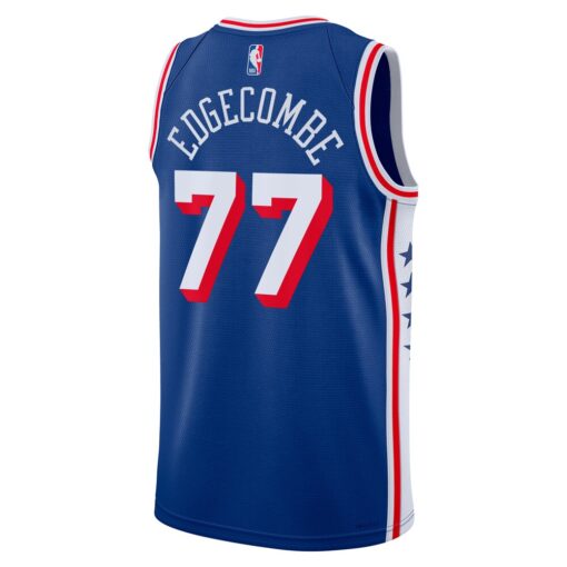 V. J. Edgecombe Philadelphia 76ers Unisex 2025 NBA Draft First Round Pick Swingman Jersey – Icon Edition – Royal, Limited Replica Fan Edition