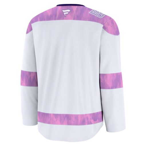 Vancouver Canucks 2024 Hockey Fights Cancer Practice Jersey – White, Limited Replica Fan Edition