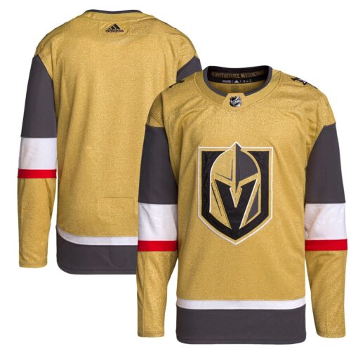 Vegas Golden Knights Home Primegreen Jersey – Gold, Limited Replica Fan Edition
