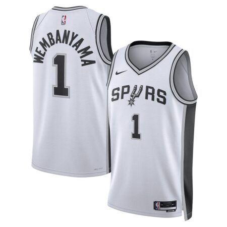 Victor Wembanyama San Antonio Spurs Unisex Swingman Jersey Association Edition White, Limited Replica Fan Edition