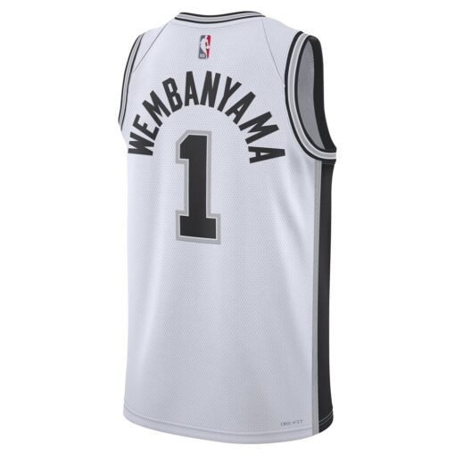 Victor Wembanyama San Antonio Spurs Unisex Swingman Jersey Association Edition White, Limited Replica Fan Edition