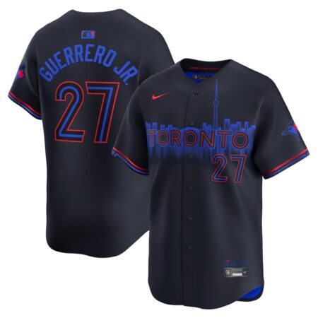 Vladimir Guerrero Jr. Toronto Blue Jays 2024 City Connect Limited Player Jersey – Black, Limited Replica Fan Edition