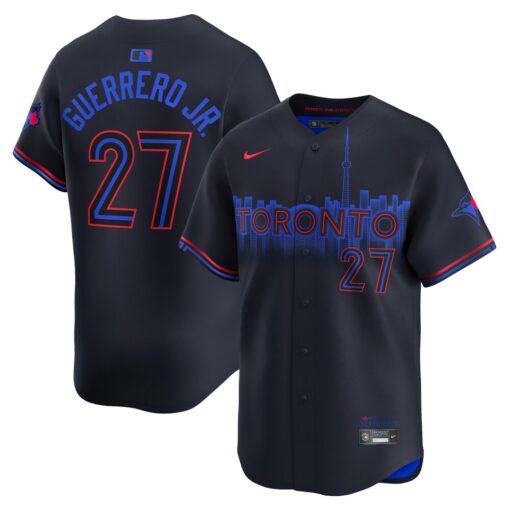Vladimir Guerrero Jr. Toronto Blue Jays 2024 City Connect Limited Player Jersey – Black, Limited Replica Fan Edition