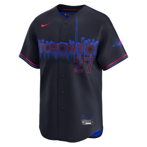 Vladimir Guerrero Jr. Toronto Blue Jays 2024 City Connect Limited Player Jersey – Black, Limited Replica Fan Edition