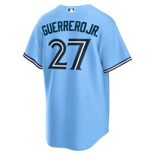 Vladimir Guerrero Jr. Toronto Blue Jays Alternate Replica Player Jersey – Powder Blue, Limited Replica Fan Edition