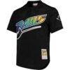 Wade Boggs Tampa Bay Rays Mitchell & Ness Cooperstown Collection 1991 Mesh Batting Practice Jersey - Black, Limited Replica Fan Edition