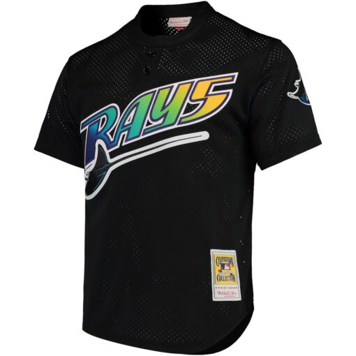 Wade Boggs Tampa Bay Rays Mitchell & Ness Cooperstown Collection 1991 Mesh Batting Practice Jersey – Black, Limited Replica Fan Edition