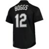 Wade Boggs Tampa Bay Rays Mitchell & Ness Cooperstown Collection 1991 Mesh Batting Practice Jersey - Black, Limited Replica Fan Edition