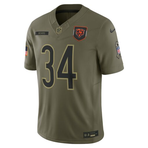 Walter Payton Chicago Bears Limited Jersey – Olive, Limited Replica Fan Edition