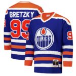 Wayne Gretzky Edmonton Oilers 1979-80 Power Play Jersey - Royal, Limited Replica Fan Edition