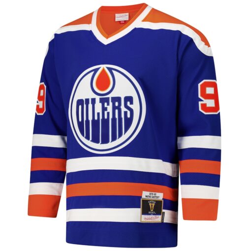 Wayne Gretzky Edmonton Oilers 1979 Power Play Jersey – Royal, Limited Replica Fan Edition