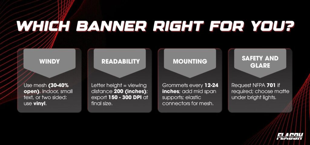 Mesh vs Vinyl Banner: Quick Guide