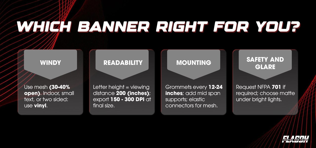 Mesh vs Vinyl Banner: Quick Guide