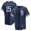 Whit Merrifield Kansas City Royals City Connect Replica Player Jersey - Navy, Limited Replica Fan Edition