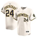 William Contreras Milwaukee Brewers Home Limited Player Jersey - Cream, Limited Replica Fan Edition