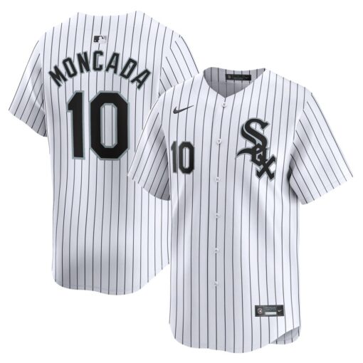 Yoan Moncada Chicago White Sox Home Limited Player Jersey – White, Limited Replica Fan Edition