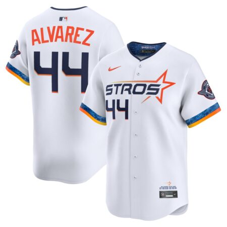 Yordan Alvarez Houston Astros 2025 City Connect Limited Player Jersey – White, Limited Replica Fan Edition