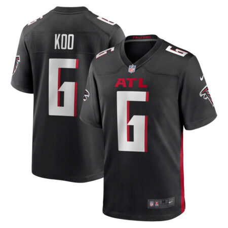 Younghoe Koo Atlanta Falcons Jersey – Black, Limited Replica Fan Edition