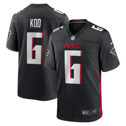 Younghoe Koo Atlanta Falcons Jersey – Black, Limited Replica Fan Edition