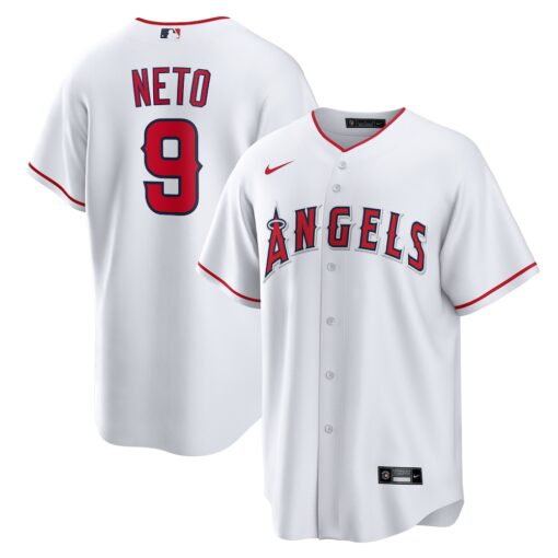 Zach Neto Los Angeles Angels Home Replica Jersey – White, Limited Replica Fan Edition