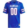 00 Kansas Jayhawks Premier Football Jersey - Royal, Limited Replica Fan Edition