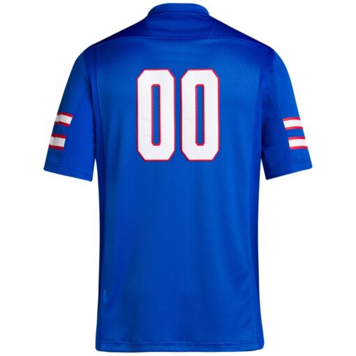00 Kansas Jayhawks Premier Football Jersey – Royal, Limited Replica Fan Edition