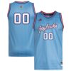 00 Kansas Jayhawks Replica Swingman Jersey - Light Blue, Limited Replica Fan Edition