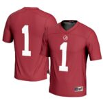 1 Alabama Crimson Tide GameDay Greats Football Jersey - Crimson, Limited Replica Fan Edition
