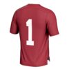 1 Alabama Crimson Tide GameDay Greats Football Jersey - Crimson, Limited Replica Fan Edition