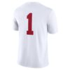 1 Alabama Crimson Tide Nike Game Jersey - White, Limited Replica Fan Edition